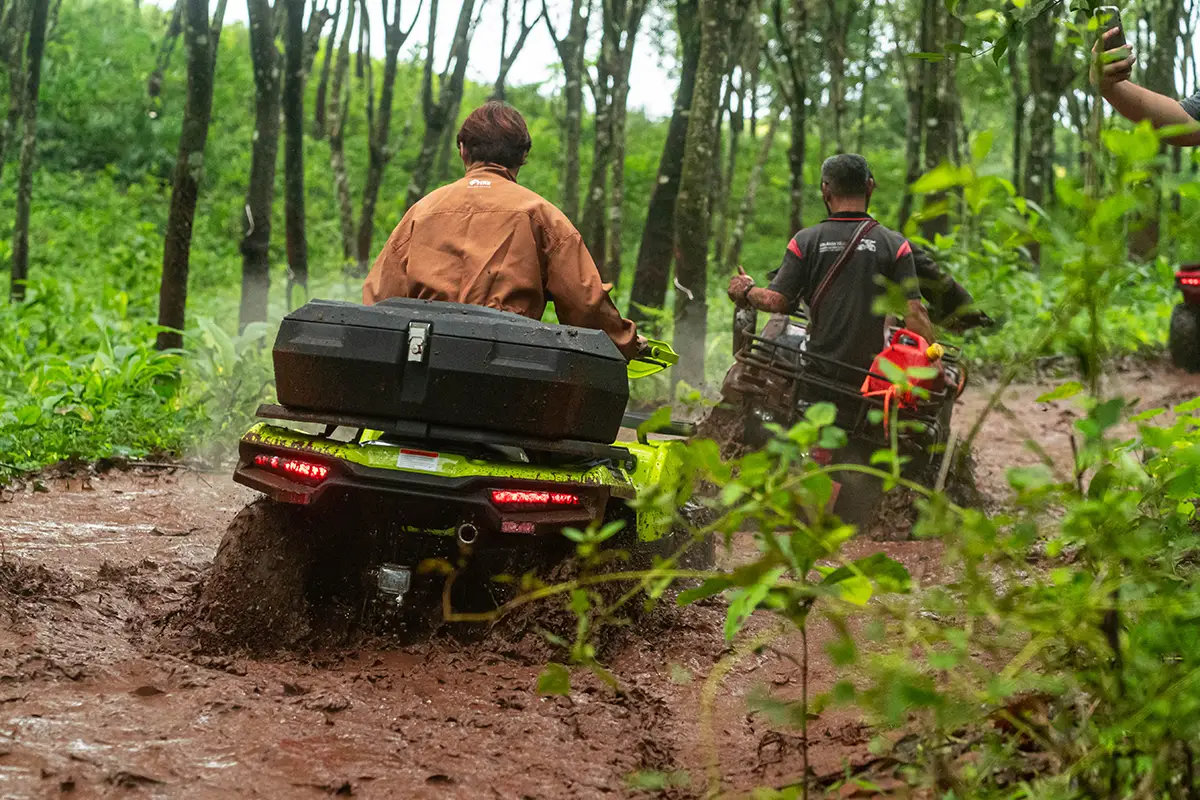 RAMPAGE 265 ทดสอบเส้นทางออฟโรดโคลนหนาในการถ่ายทำที่ทองผาภูมิ จังหวัดกาญจนบุรี