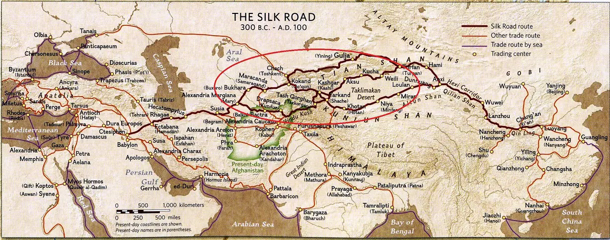 แผนที่เส้นทางสายไหม เปรียบกับแนวคิด Compact-Touring ของ RAMPAGE 265