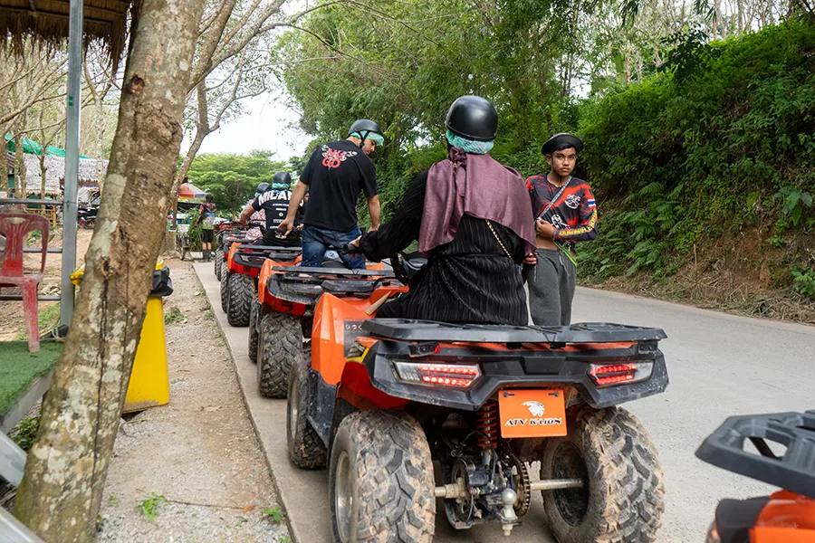 ภาพดีเทลระบบช่วงล่าง ATV XWOLF 250 PRO