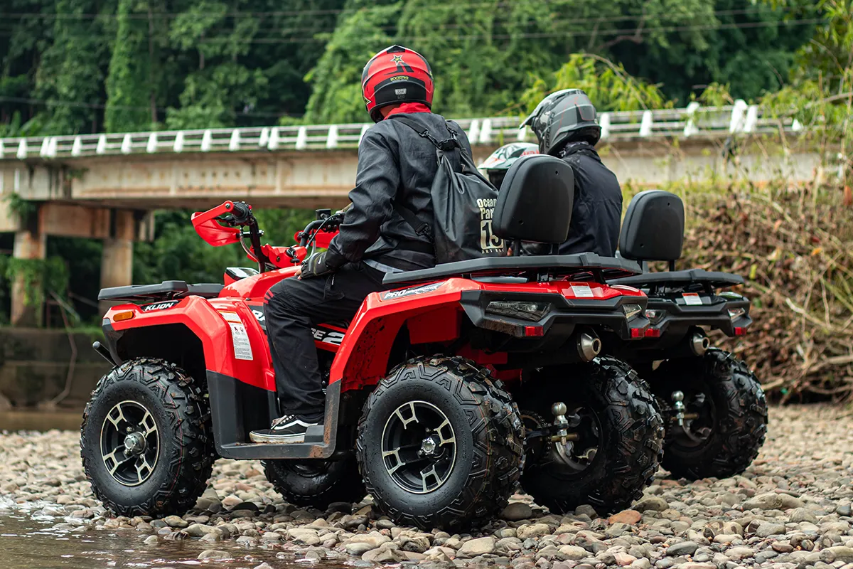 ATV RAMPAGE 265 โครงสร้างด้านหลังแข็งแรงรองรับงานบรรทุก