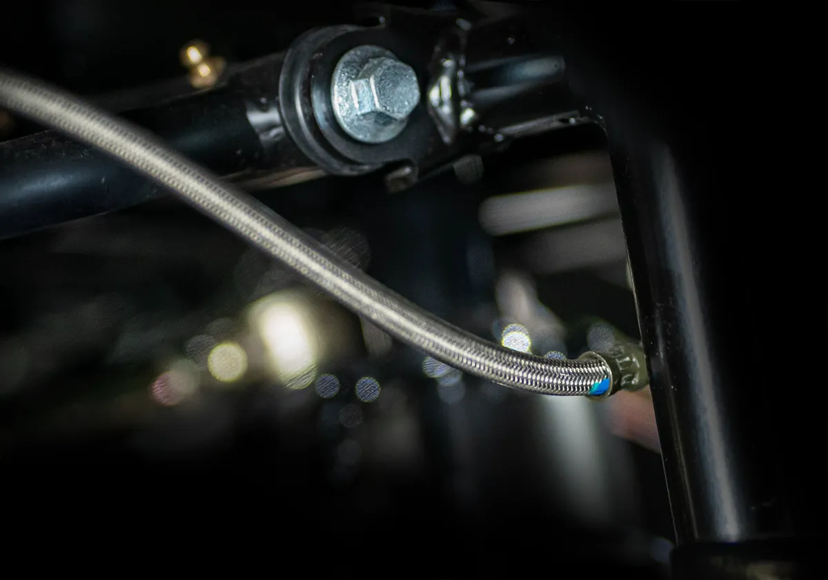 ATV RAMPAGE 265 สายน้ำมันเบรกถักสแตนเลส