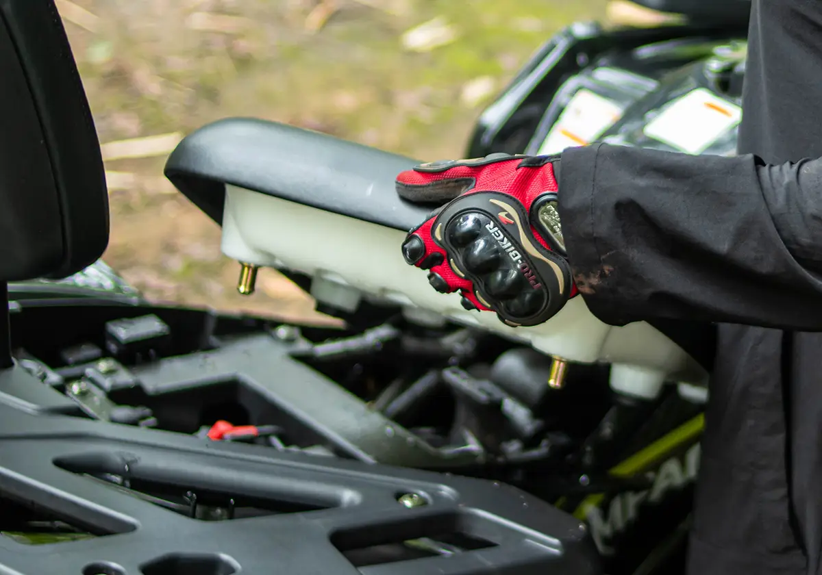 ATV RAMPAGE 265 เบาะถอดง่ายระบบ Rubber Plug